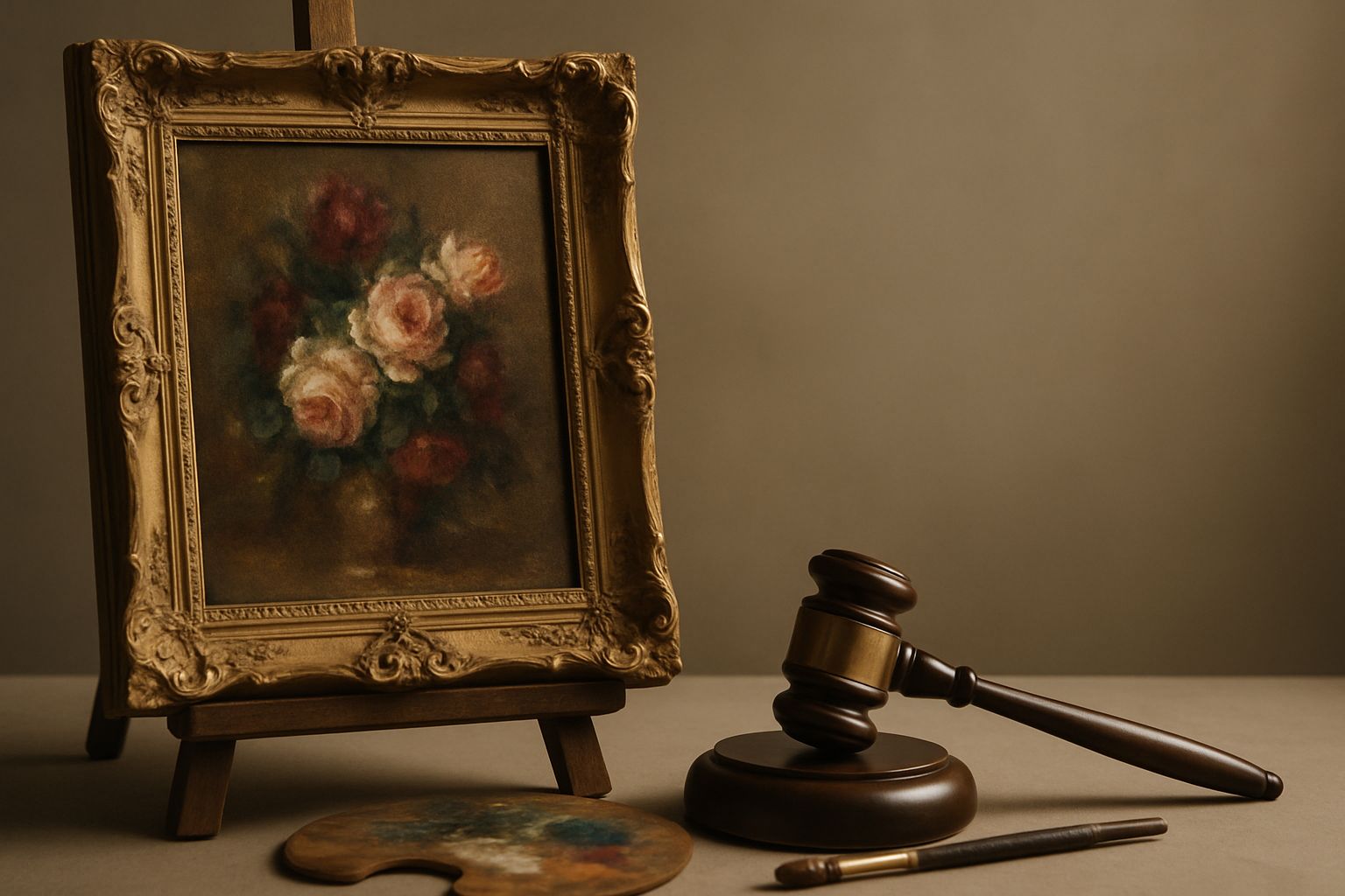 Painting auction hero banner