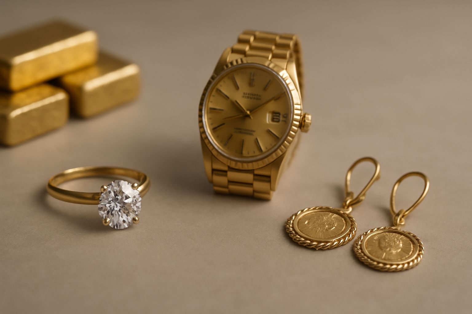 White gold auction hero banner